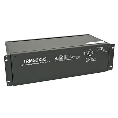 GPS Source IRMS232 - 2x32 GPS Integrated Rack Mount Splitter